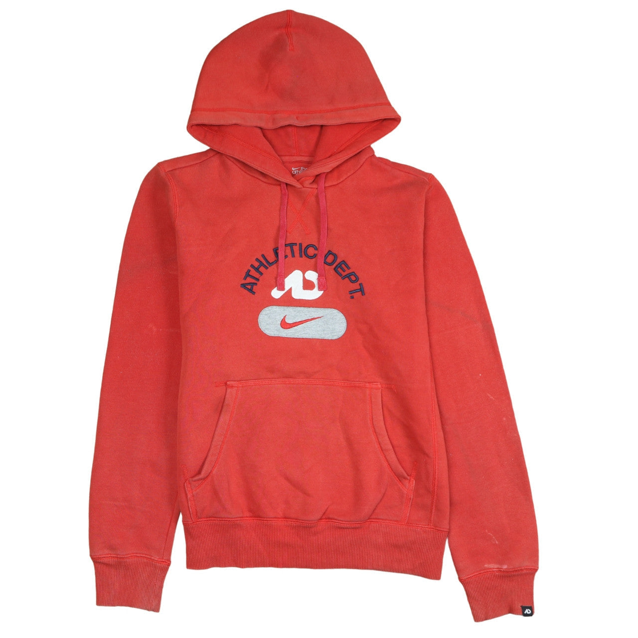 Mens UK Size M Nike Red Pullover Hoodie