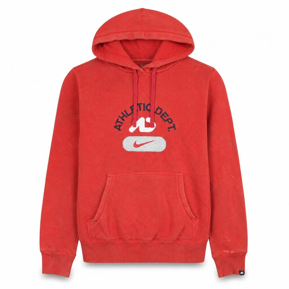 Mens UK Size M Nike Red Pullover Hoodie