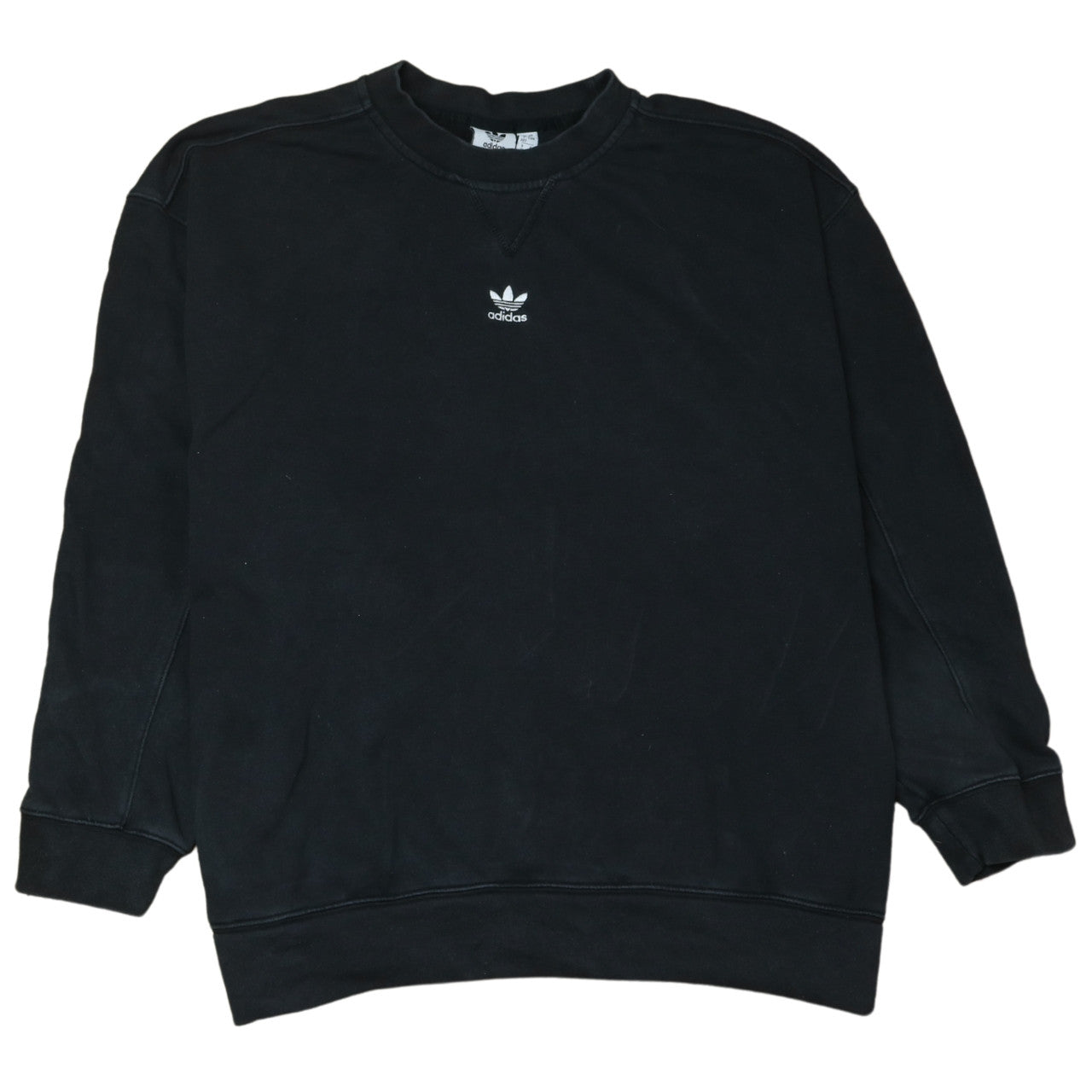 Womens UK Size 18 adidas Black Pullover Sweatshirt