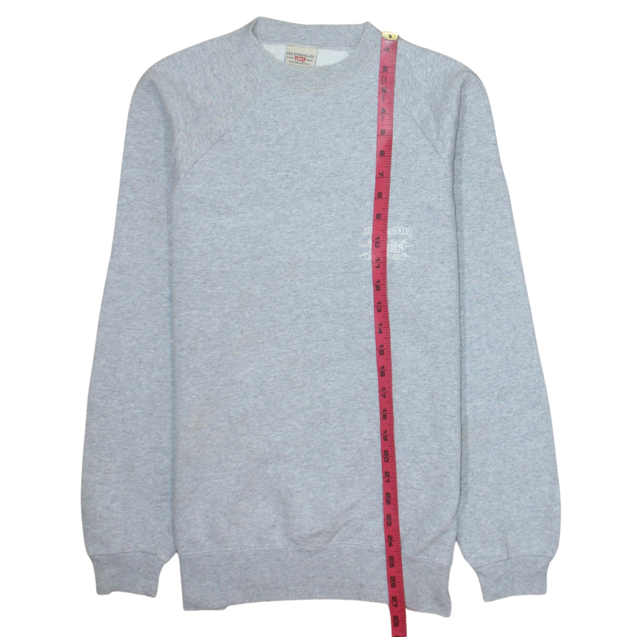 Mens UK Size M Levi's Grey Pullover Sweatshirt