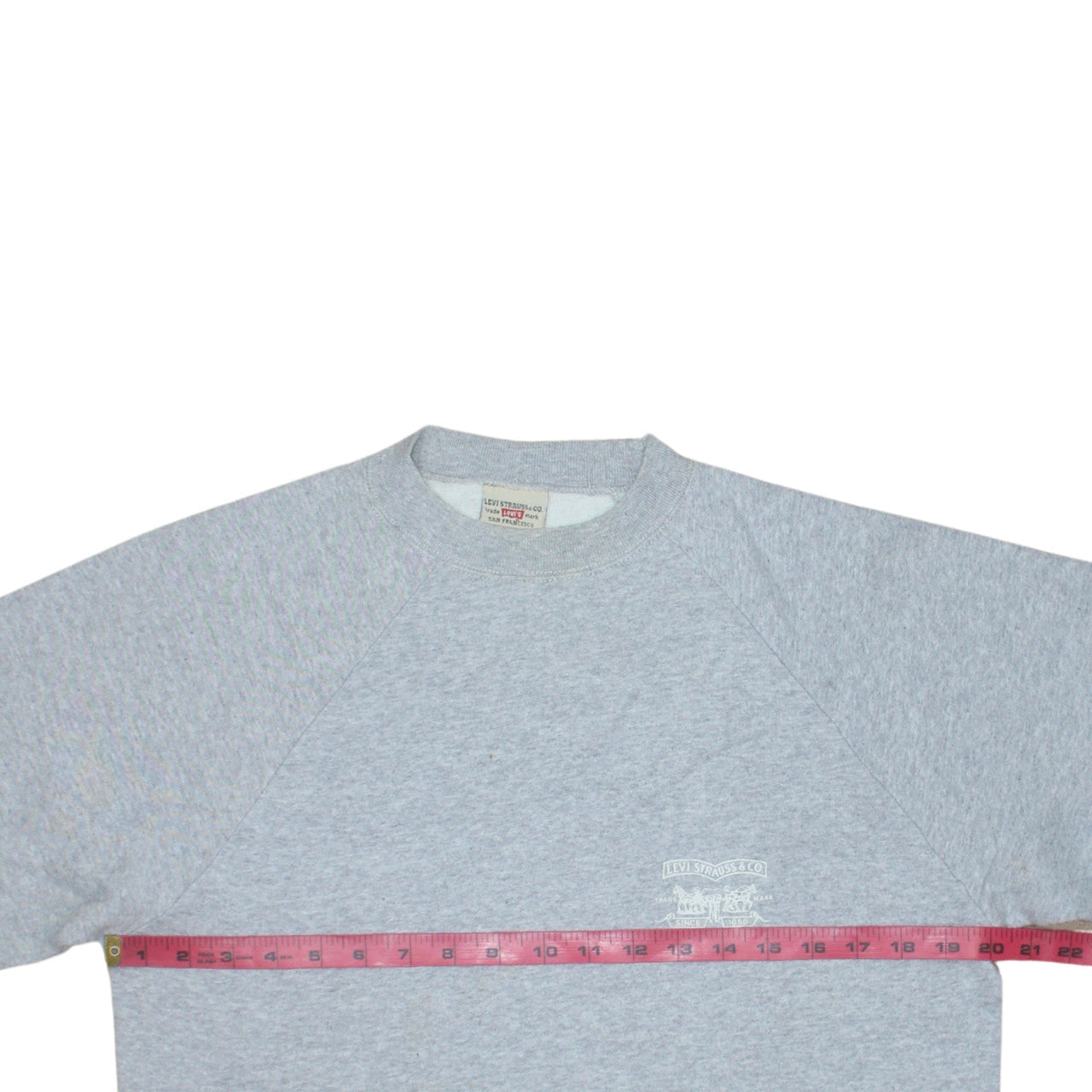 Mens UK Size M Levi's Grey Pullover Sweatshirt