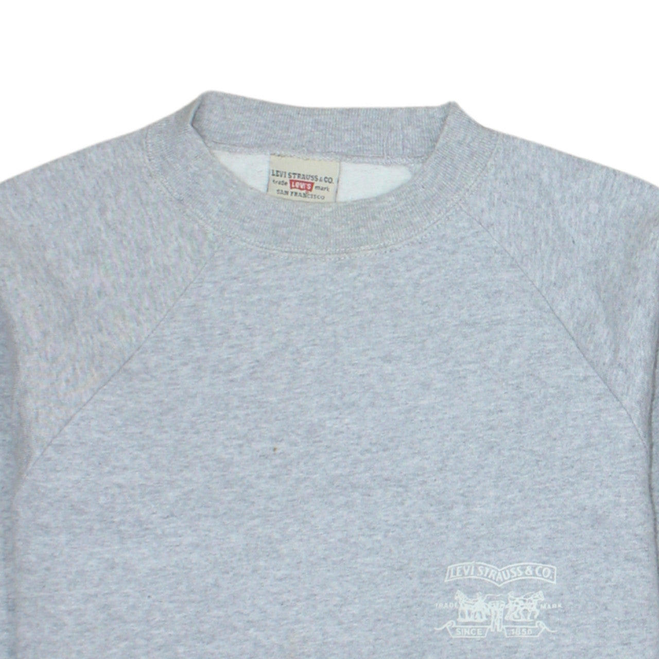 Mens UK Size M Levi's Grey Pullover Sweatshirt