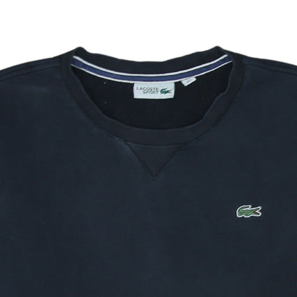 Mens UK Size L Lacoste Blue Pullover Sweatshirt