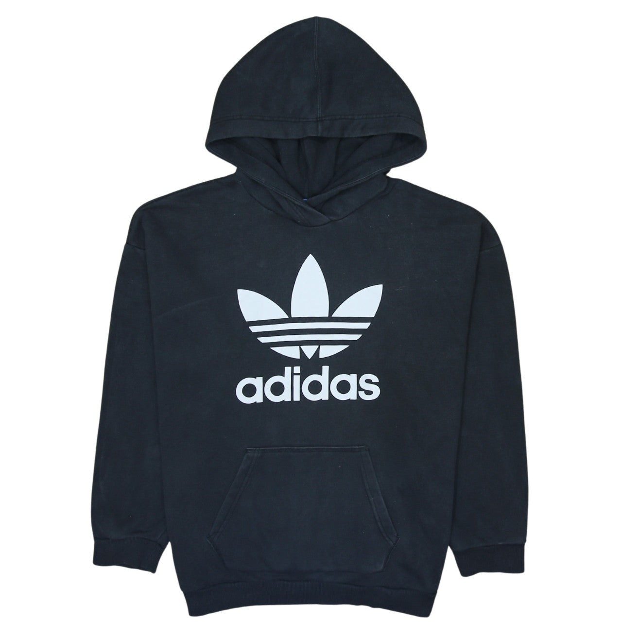 Mens UK Size M adidas Black Pullover Hoodie