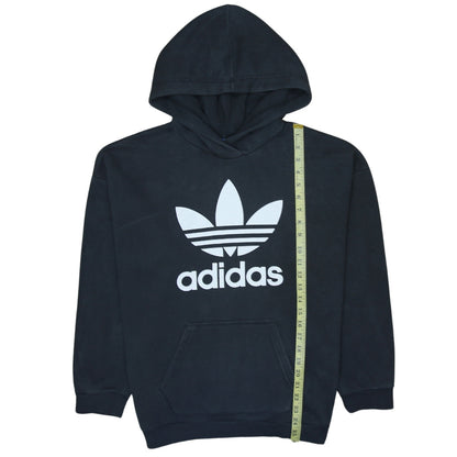 Mens UK Size M adidas Black Pullover Hoodie