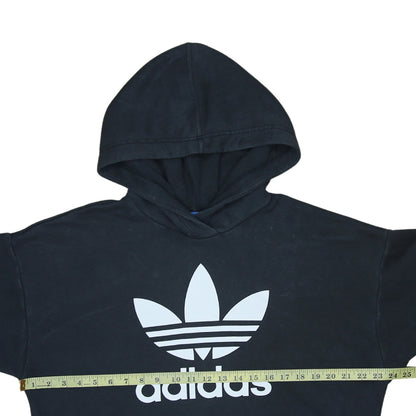 Mens UK Size M adidas Black Pullover Hoodie