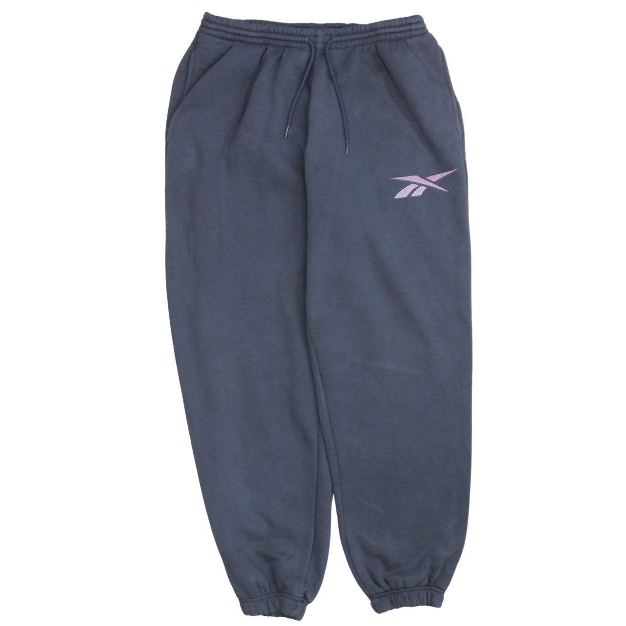 Womens UK Size L Reebok Regular Fit Sweatpants Blue Trousers