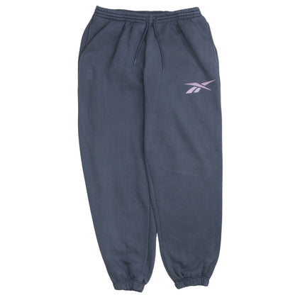 Womens UK Size L Reebok Regular Fit Sweatpants Blue Trousers