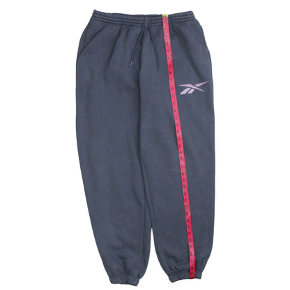 Womens UK Size L Reebok Regular Fit Sweatpants Blue Trousers