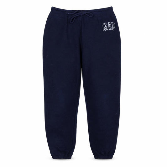 Gap Men's Blue Fleece Jogger Sweatpants L Drawstring Tapered Fit
