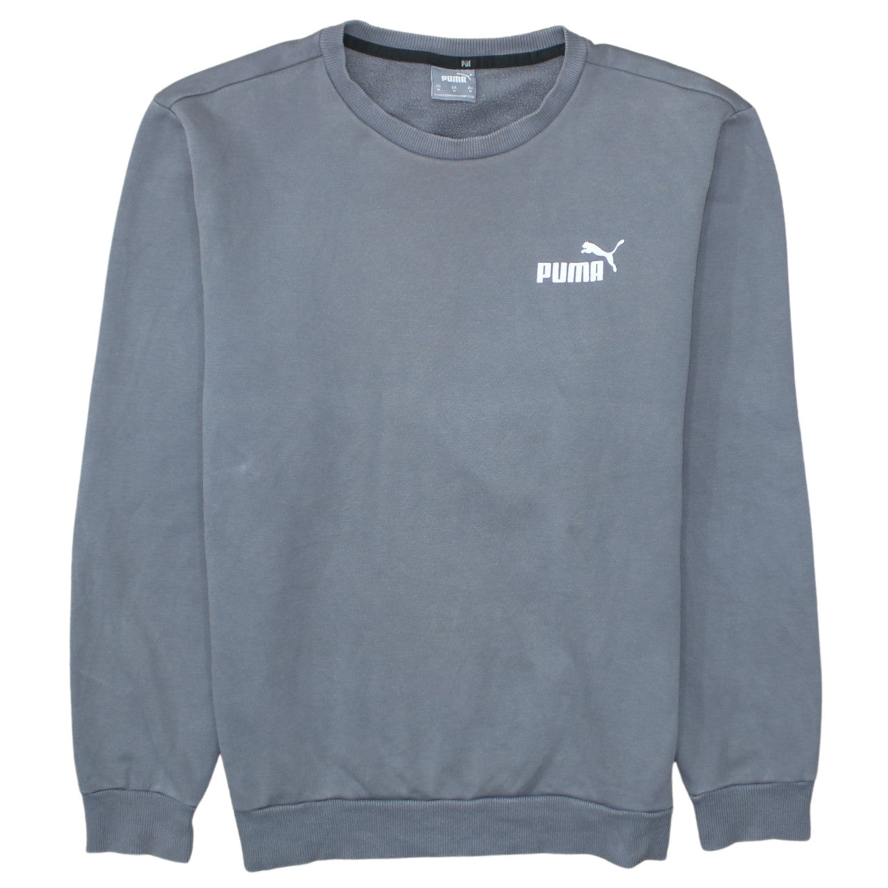 Mens UK Size M PUMA Grey Pullover Sweatshirt