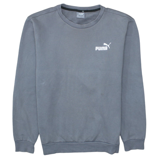 Mens UK Size M PUMA Grey Pullover Sweatshirt