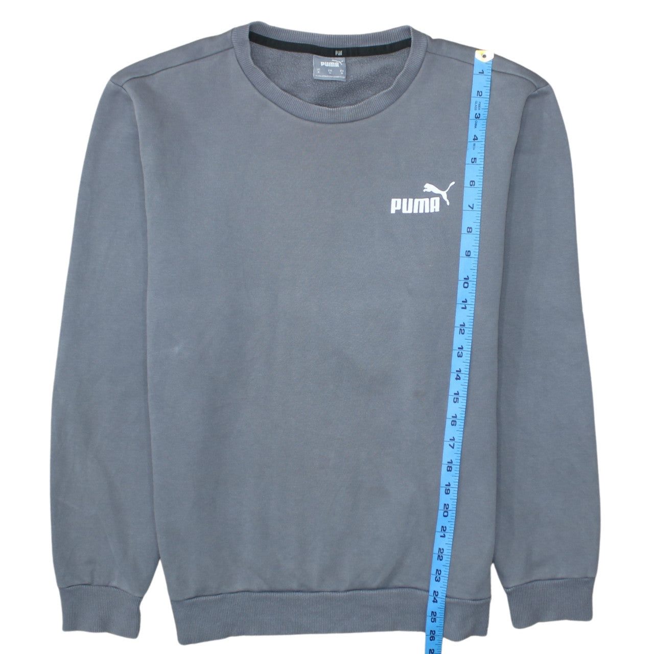 Mens UK Size M PUMA Grey Pullover Sweatshirt