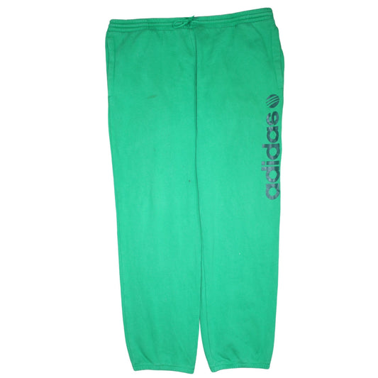 Mens UK Size M adidas Regular Fit Jogger Green Trousers