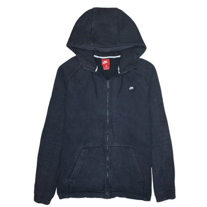 Mens UK Size L Nike Black Full Zip Hoodie
