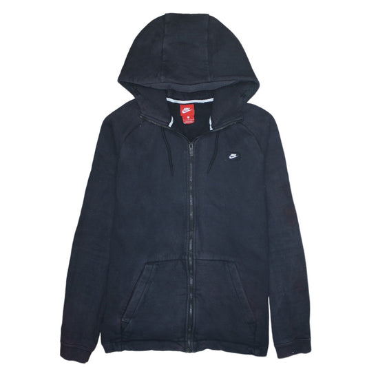 Mens UK Size L Nike Black Full Zip Hoodie