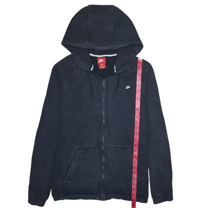 Mens UK Size L Nike Black Full Zip Hoodie