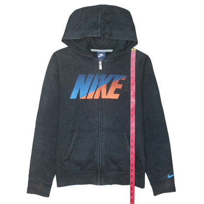 Nike Boys Black Full Zip Fleece Hoodie 13-14 Years