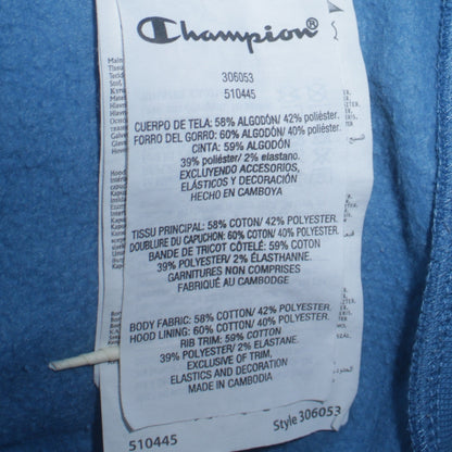 Boys UK Size 11-12 Years Champion Blue Pullover Hoodie