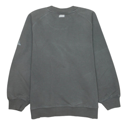 Adidas Boys Grey Pullover Sweatshirt 10-11 Years Crew Neck Logo Fleece
