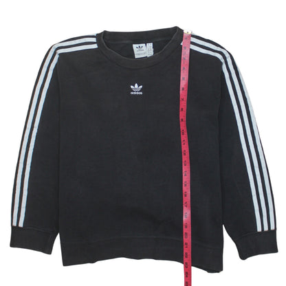 Womens UK Size 10 adidas Black Pullover Sweatshirt