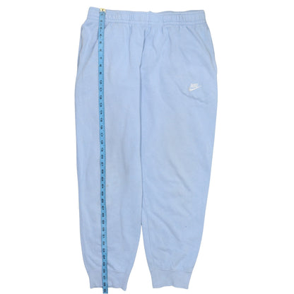 Nike Women Blue XL Jogger Sweatpants Elastic Waist Fleece Tapered Fit