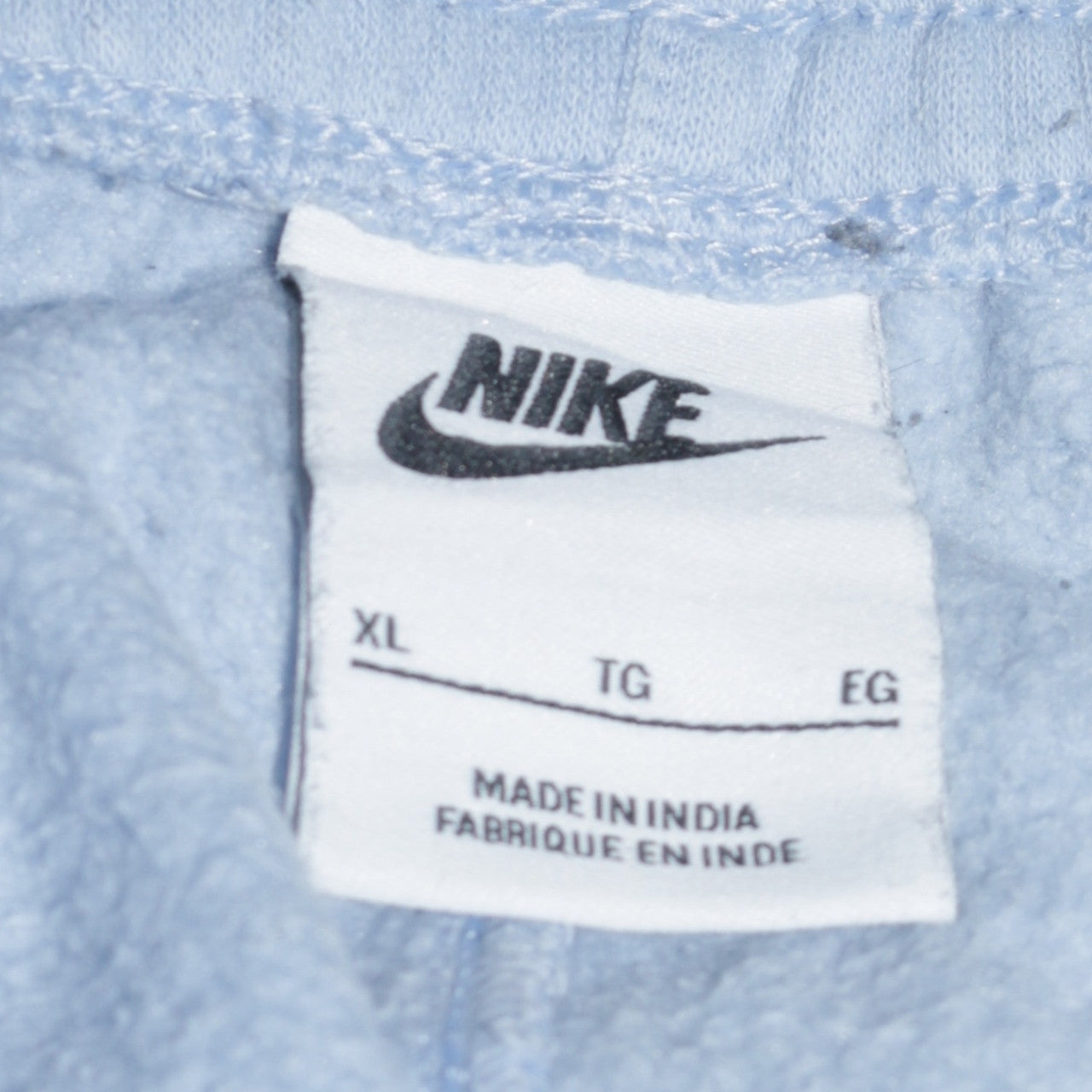 Nike Women Blue XL Jogger Sweatpants Elastic Waist Fleece Tapered Fit