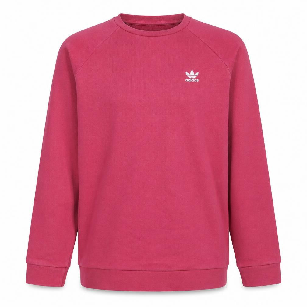 Mens UK Size M adidas Pink Pullover Sweatshirt