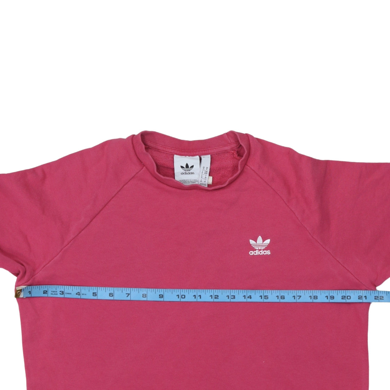 Mens UK Size M adidas Pink Pullover Sweatshirt