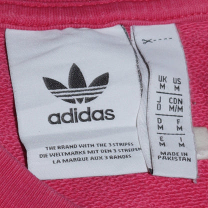 Mens UK Size M adidas Pink Pullover Sweatshirt