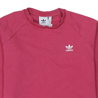 Mens UK Size M adidas Pink Pullover Sweatshirt