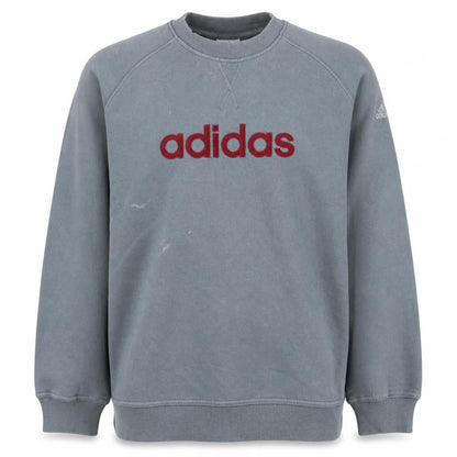 Mens UK Size L adidas Grey Pullover Sweatshirt