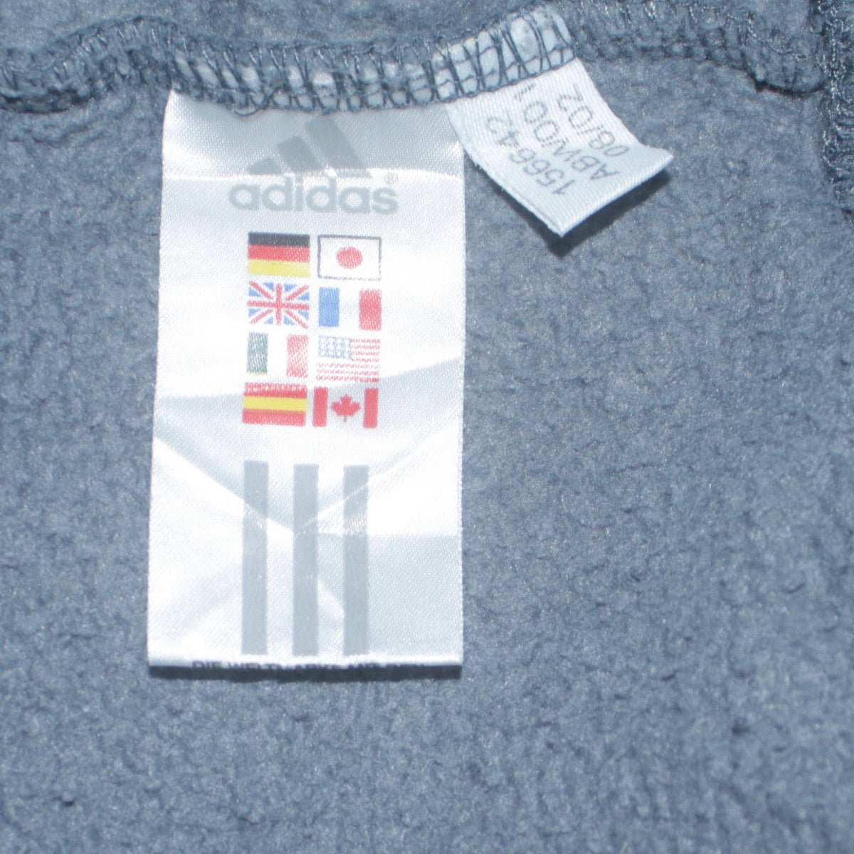 Mens UK Size L adidas Grey Pullover Sweatshirt