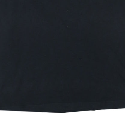 Nike Men's Black Crew Neck Short Sleeve Cotton T-Shirt Size M