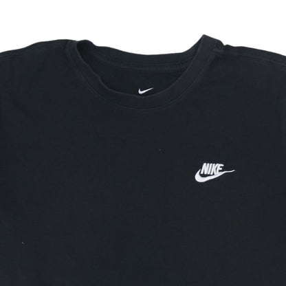 Nike Men's Black Crew Neck Short Sleeve Cotton T-Shirt Size M