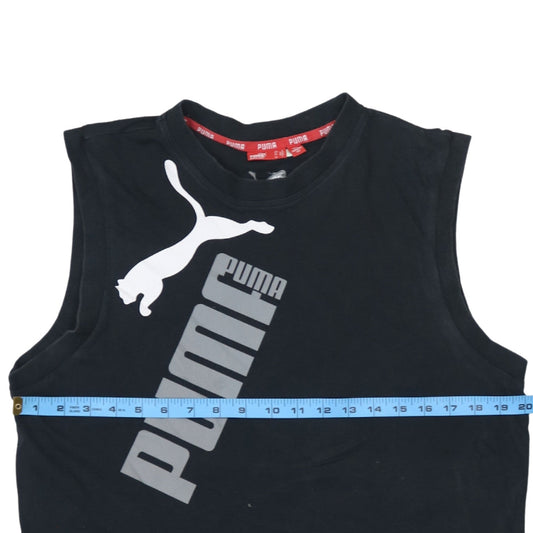 Mens UK Size L PUMA Black Gym & Training Running & Jogging Football Tank