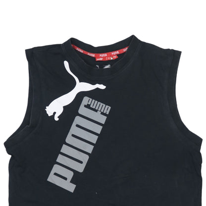 Mens UK Size L PUMA Black Gym & Training Running & Jogging Football Tank