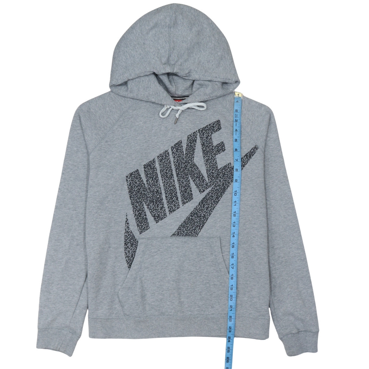 Mens UK Size L Nike Grey Pullover Hoodie