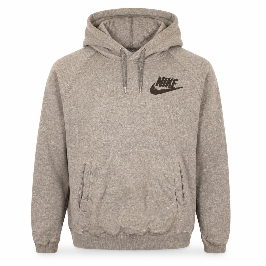 Mens UK Size M Nike Grey Pullover Hoodie