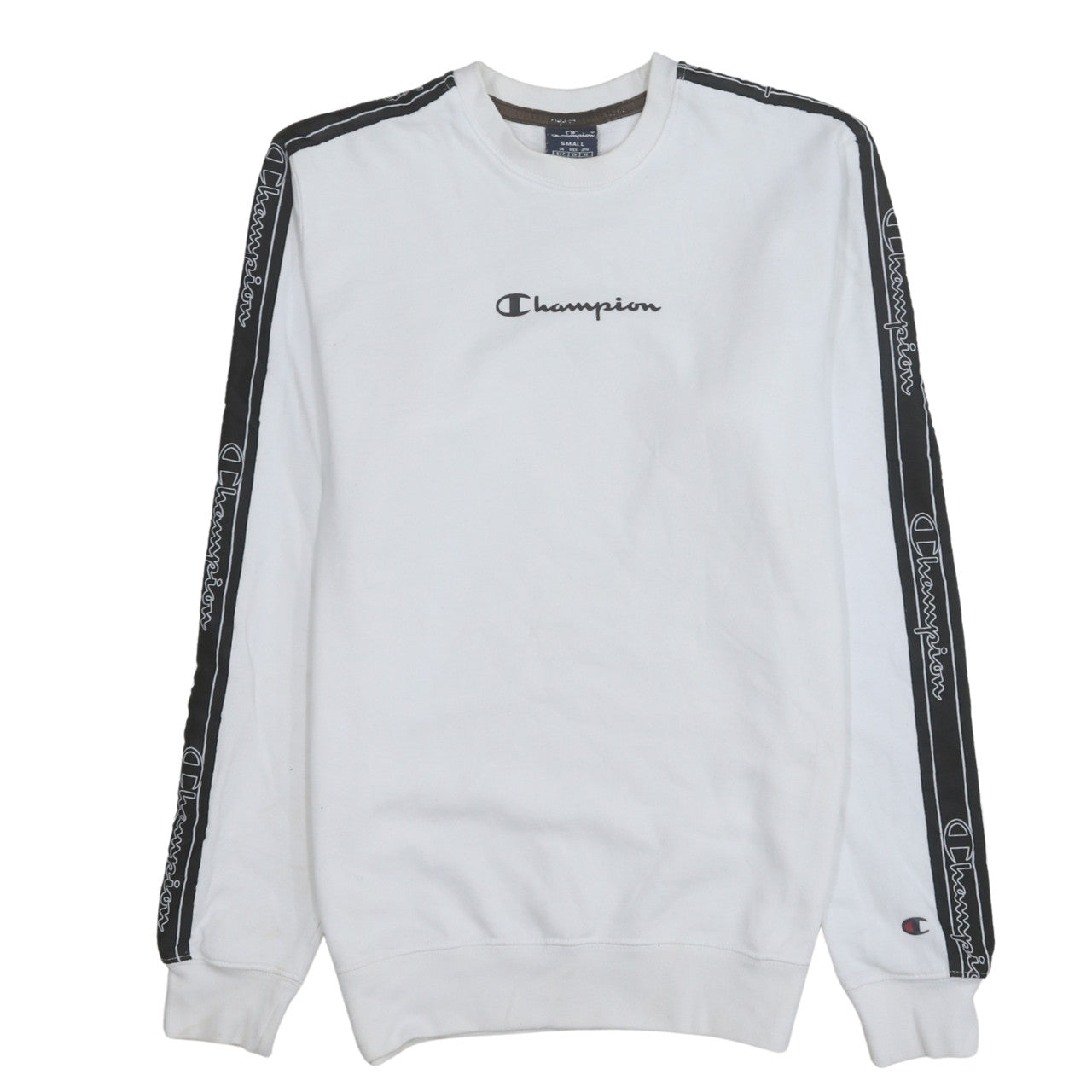 Mens UK Size S Champion White Pullover Sweatshirt