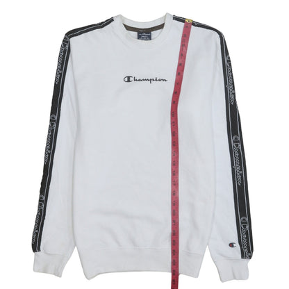 Mens UK Size S Champion White Pullover Sweatshirt