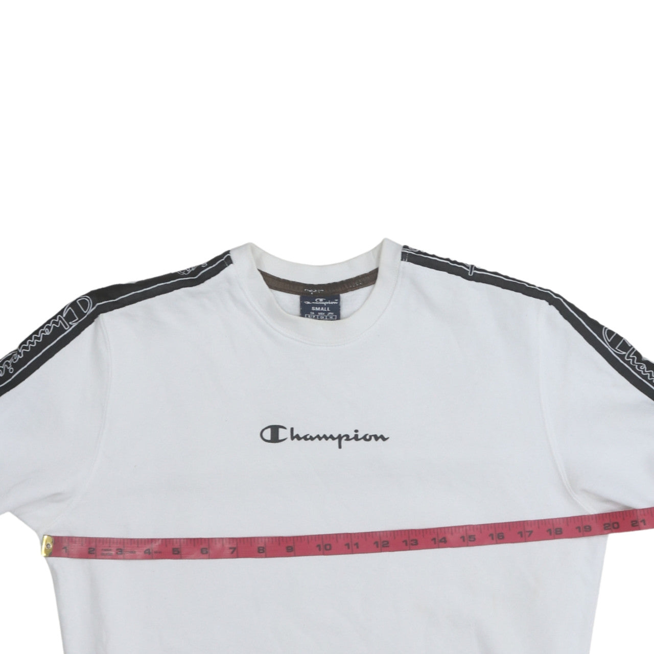 Mens UK Size S Champion White Pullover Sweatshirt