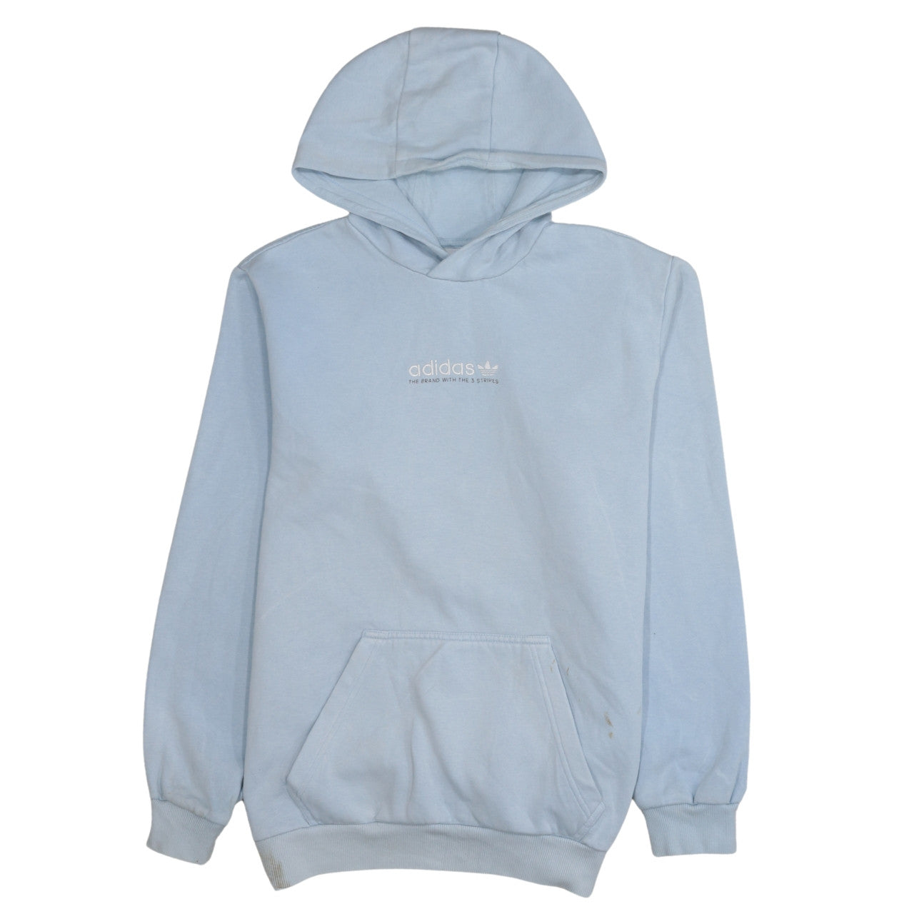 Mens UK Size M adidas Blue Pullover Hoodie