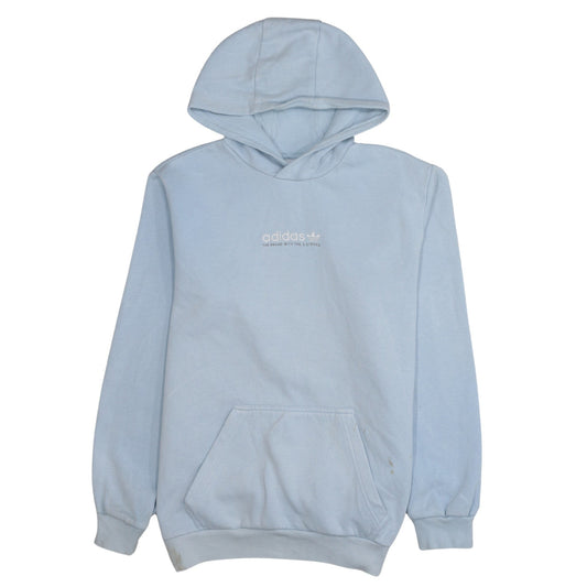 Mens UK Size M adidas Blue Pullover Hoodie