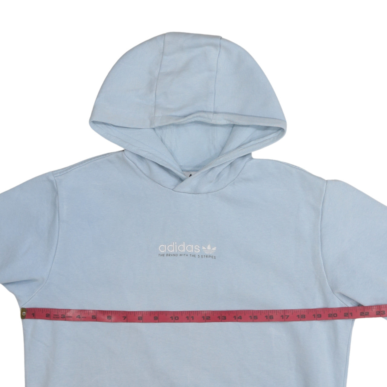 Mens UK Size M adidas Blue Pullover Hoodie