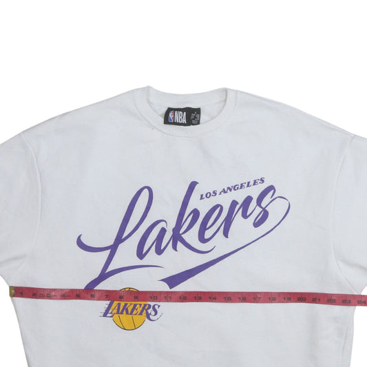 Womens UK Size S NBA White Pullover Sweatshirt