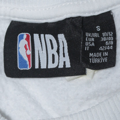Womens UK Size S NBA White Pullover Sweatshirt