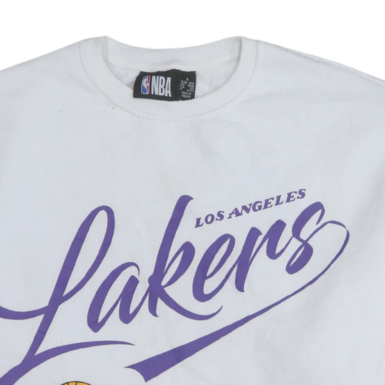 Womens UK Size S NBA White Pullover Sweatshirt