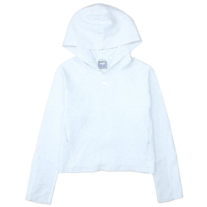 Womens UK Size S PUMA Grey Pullover Hoodie