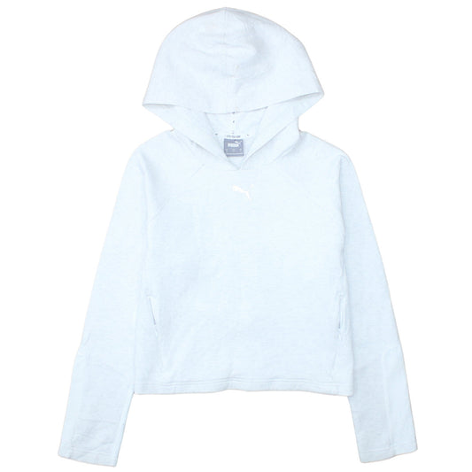 Womens UK Size S PUMA Grey Pullover Hoodie